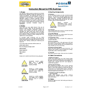 B-303339 - PCORE Instruction Manual for PRC Bushings (11-9-15)